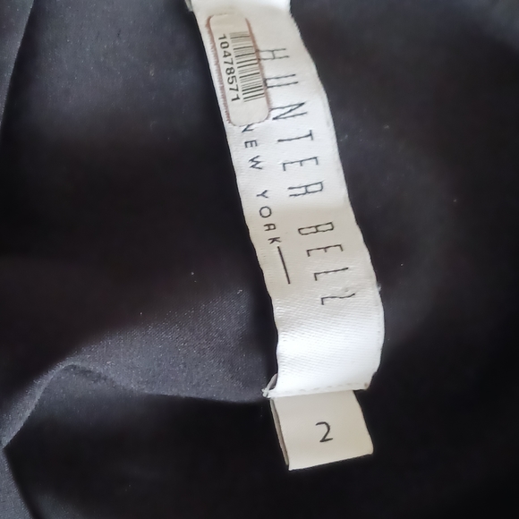 Hunter Bell Asymmetrical  Handkerchief Hem Floral Midi Dress - Picture 10 of 15